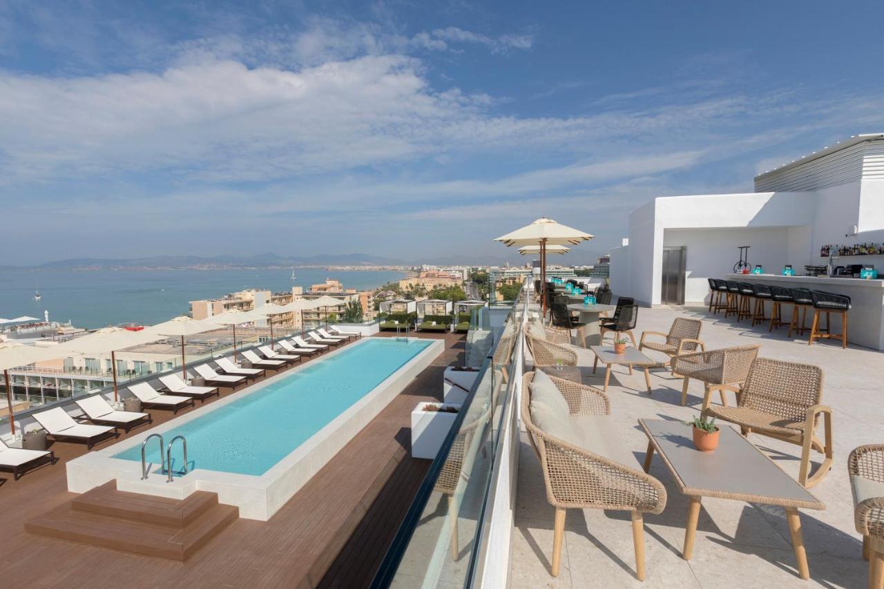 מלון פלאייה דה פאלמה Hm Ayron Park - Adults Only מראה חיצוני תמונה Rooftop pool at the hotel